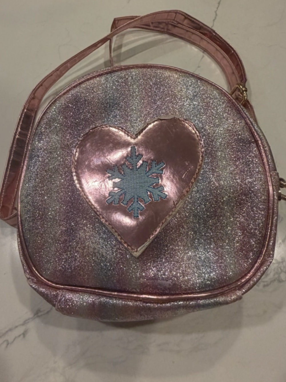 Little girl glitter purse. Brand: Under One Sky - Picture 3 of 7